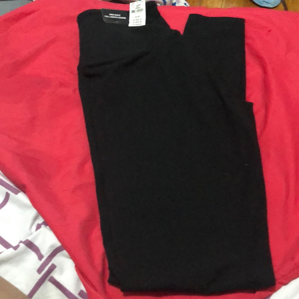 Pink Vs black leggings